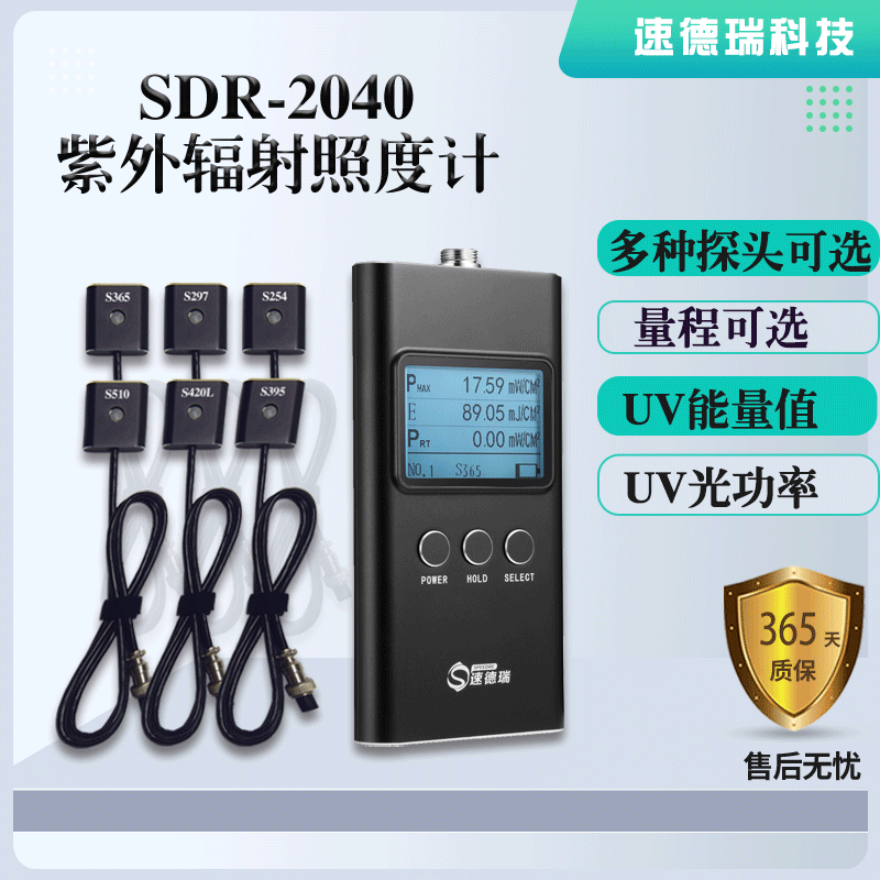 SDR2040多通道紫外能量+強(qiáng)度檢測儀